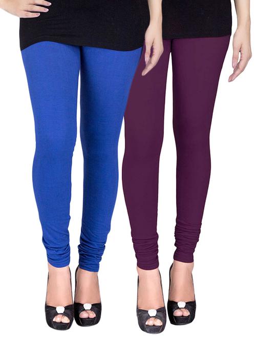 set of 2 multi colored cotton legging - 14225692 - Standard Image - 1