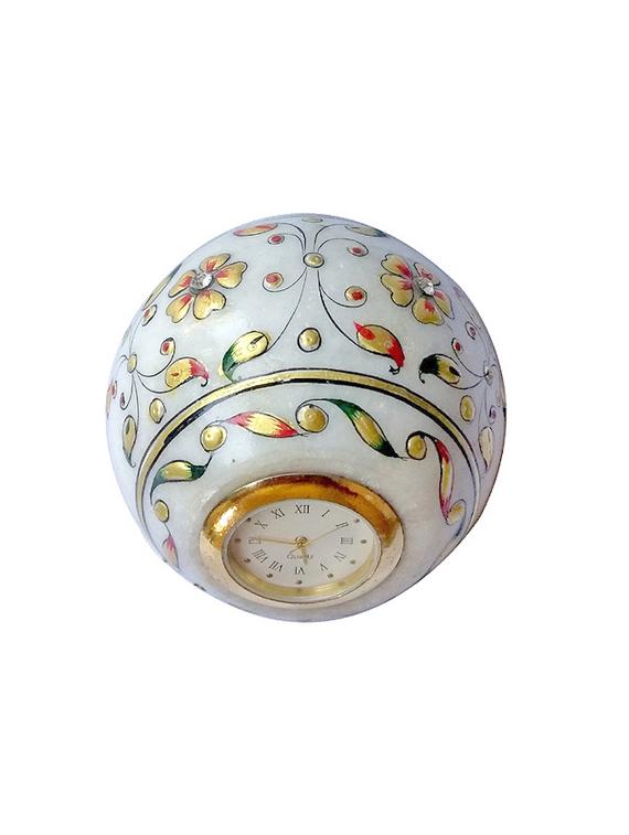 luxurious gold work table clock - 14225797 - Zoom Image - 2