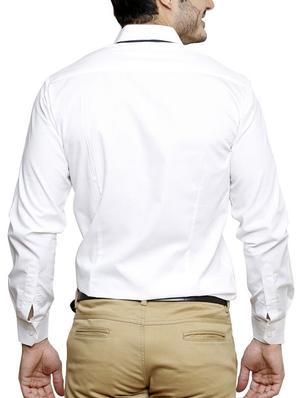 white cotton casual shirt - 14229087 - Standard Image - 3