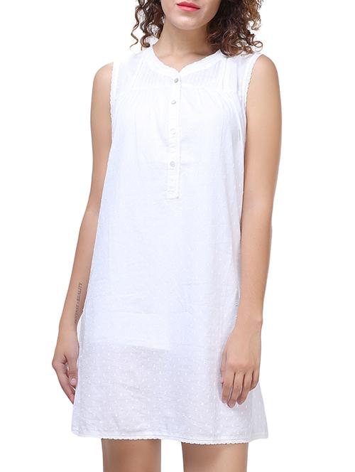 white cotton maternity wear - 14232381 - Standard Image - 1