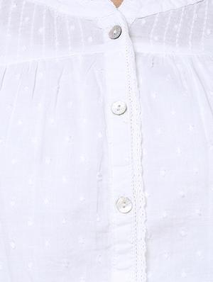 white cotton maternity wear - 14232381 - Standard Image - 4
