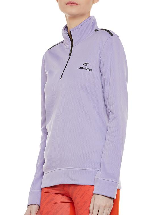 purple turtle neck sweatshirt - 14235019 - Zoom Image - 2