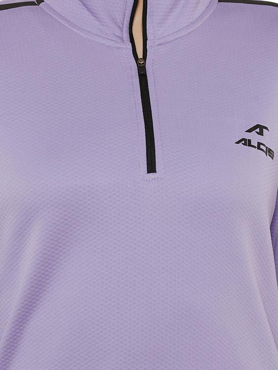 purple turtle neck sweatshirt - 14235019 - Zoom Image - 4