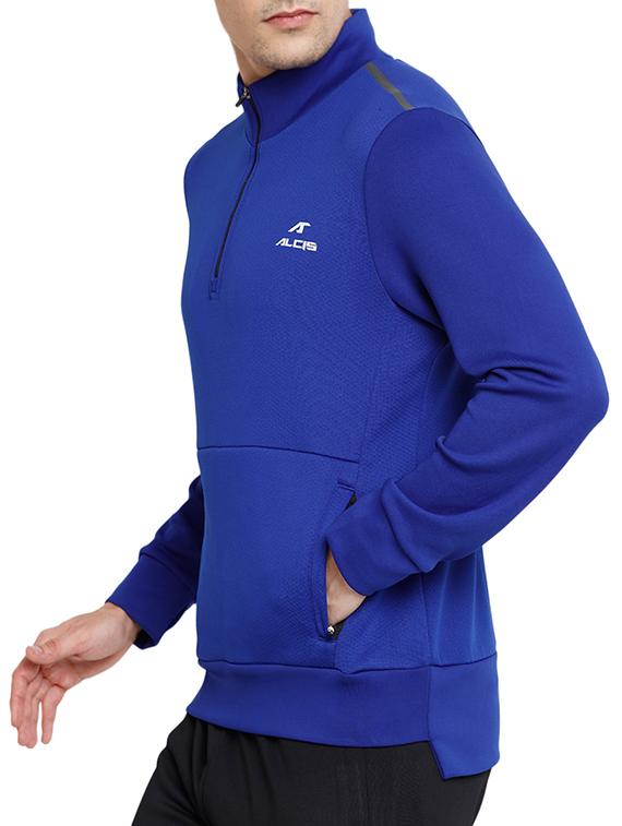 blue polyester sweatshirt - 14235262 - Zoom Image - 2