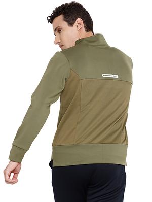 green polyester sweatshirt - 14235263 - Standard Image - 3