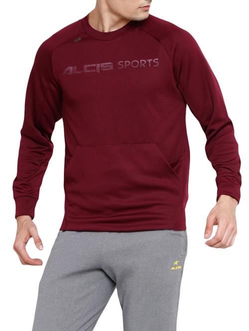 marron polyester sweatshirt - 14235268 - Standard Image - 1