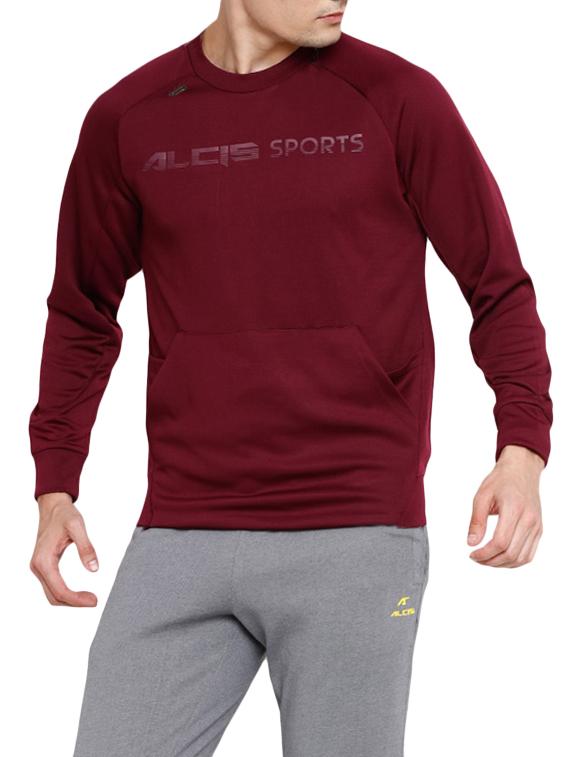 marron polyester sweatshirt - 14235268 - Zoom Image - 1
