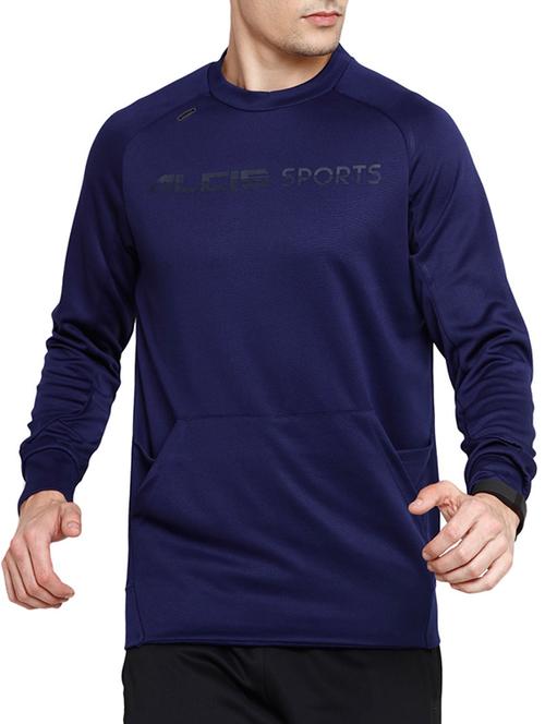 navy blue polyester sweatshirt - 14235269 - Standard Image - 1