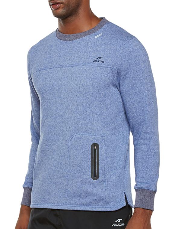 blue cotton sweatshirt - 14235273 - Zoom Image - 2
