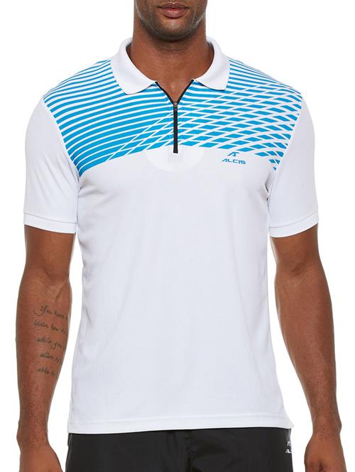 white polyester tshirt - 14235423 - Standard Image - 1