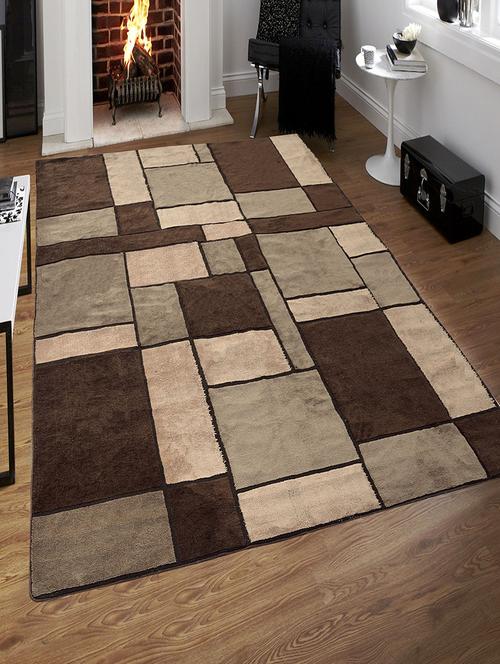 luxurious soft touch microfiber floor carpet - 14235884 - Standard Image - 1