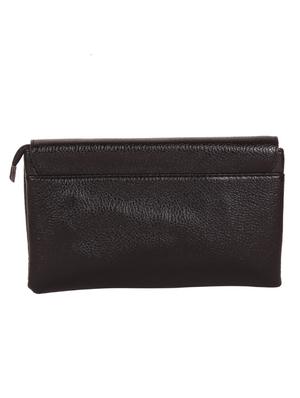 black canvas regular clutch - 14236887 - Standard Image - 2
