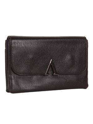 black canvas regular clutch - 14236887 - Standard Image - 4