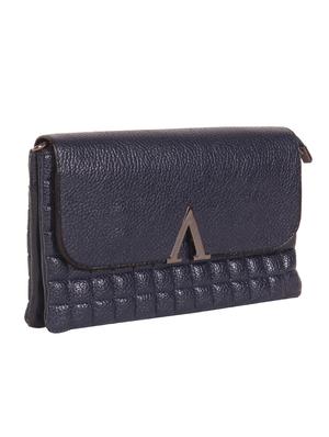 blue canvas regular clutch - 14236890 - Standard Image - 4