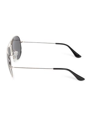 peter england grey aviator sunglasses - 14237261 - Standard Image - 3