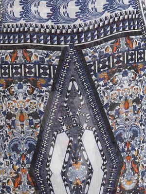 printed chiffon stole - 14237363 - Standard Image - 2