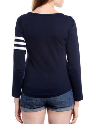 scoop neck contrast pocket patch tee - 14237904 - Standard Image - 3