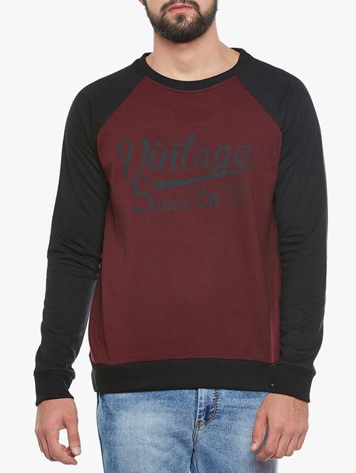 colour block fleece sweatshirt - 14238639 - Very Small Image - 1