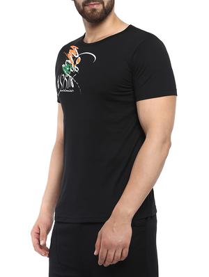 black polyester t-shirt - 14238671 - Standard Image - 2