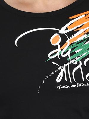 black polyester t-shirt - 14238671 - Standard Image - 4