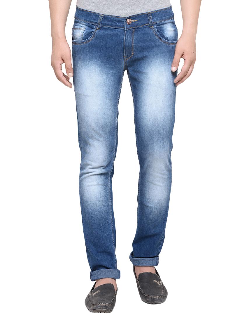 blue denim washed jeans - 14238679 - Zoom Image - 1