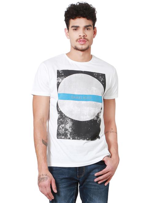 white front print t-shirt - 14238864 - Very Small Image - 1