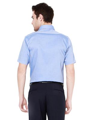 blue cotton formal shirt - 14240060 - Standard Image - 2