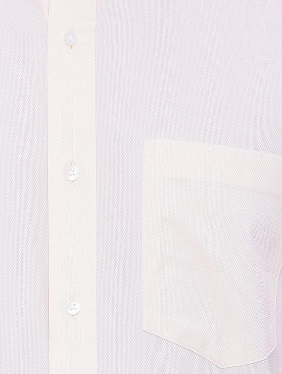 beige cotton formal shirt - 14240071 - Zoom Image - 3