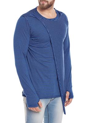blue cotton t-shirt - 14242555 - Standard Image - 2