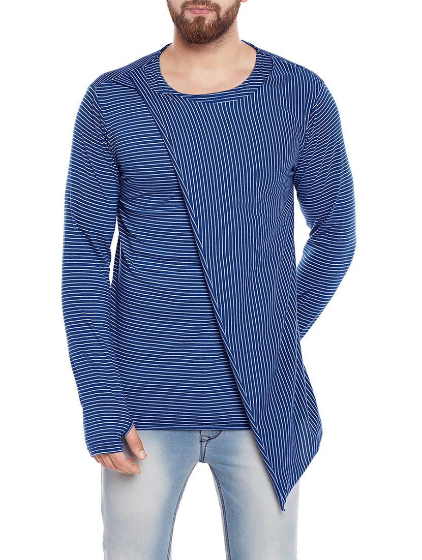 blue cotton t-shirt - 14242555 - Zoom Image - 1