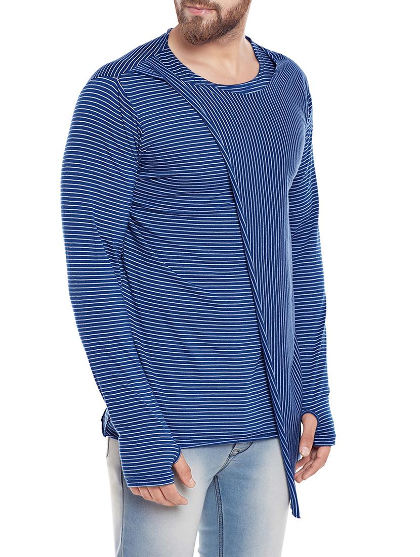 blue cotton t-shirt - 14242555 - Zoom Image - 2