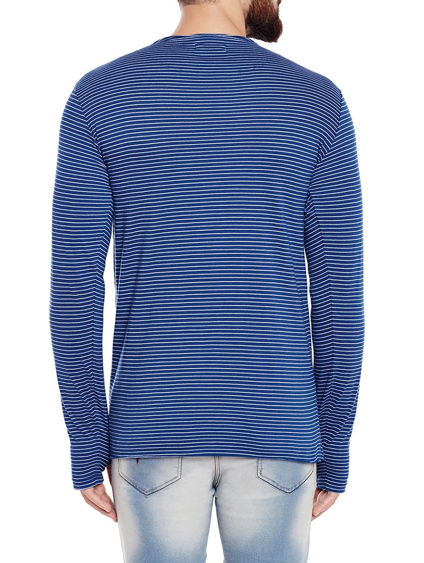 blue cotton t-shirt - 14242555 - Zoom Image - 3