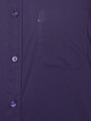 purple cotton formal shirt - 14243112 - Standard Image - 3