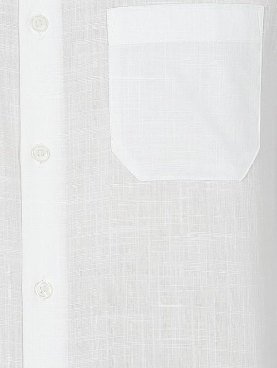 white cotton formal shirt - 14243156 - Zoom Image - 3