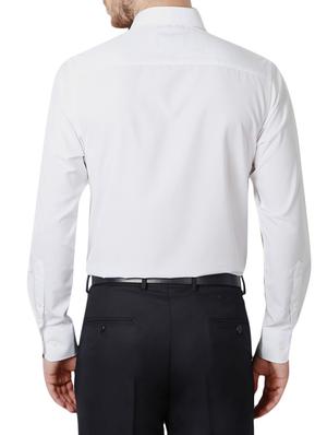 white polyester formal shirt - 14243158 - Standard Image - 2