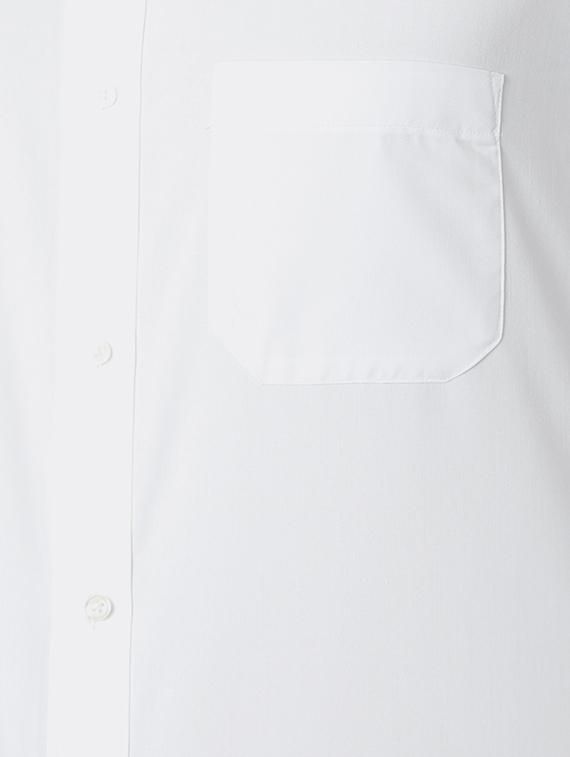 white polyester formal shirt - 14243158 - Zoom Image - 3