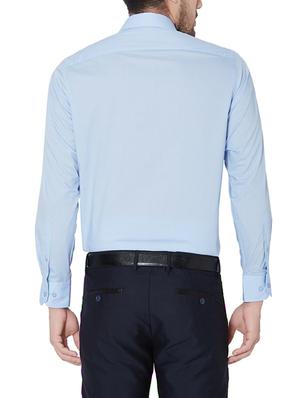 blue cotton formal shirt - 14243173 - Standard Image - 2