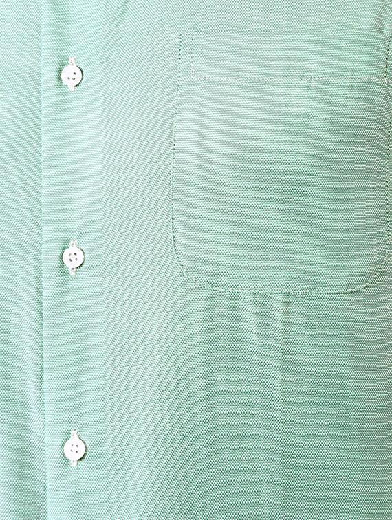 green cotton formal shirt - 14243176 - Zoom Image - 3