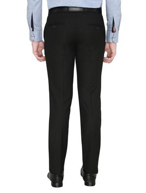 black cotton formal trouser - 14247709 - Standard Image - 3