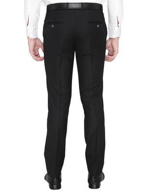 black cotton formal trouser - 14247715 - Standard Image - 3