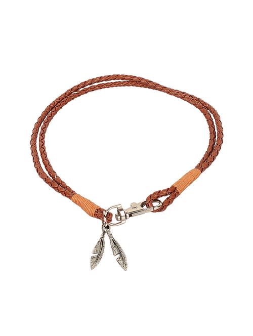 brown leather bracelet - 14247895 - Standard Image - 1