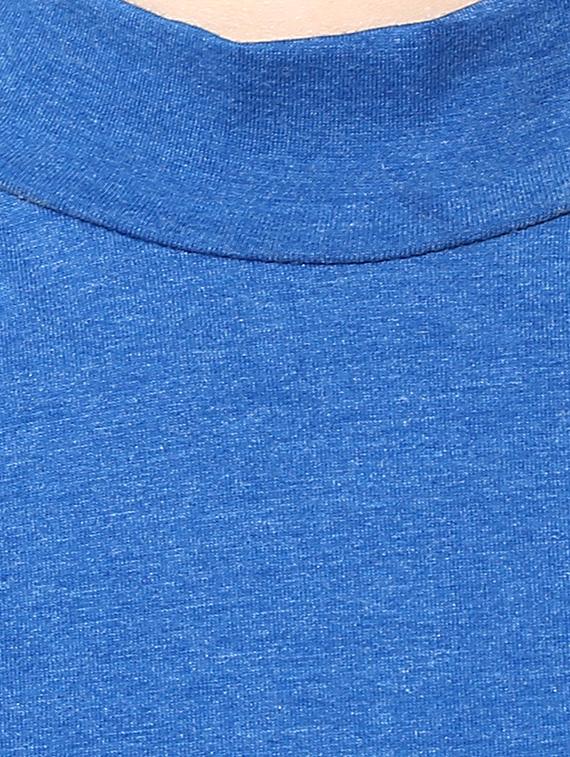 blue cotton blend tee - 14248357 - Zoom Image - 4