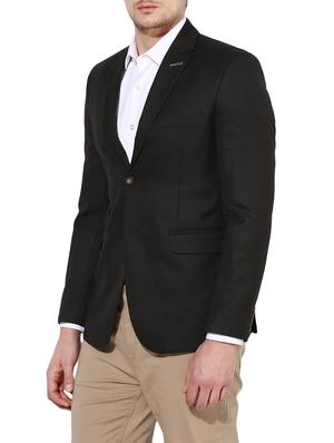 brown polyester formal blazer - 14255304 - Standard Image - 2