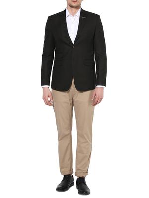 brown polyester formal blazer - 14255304 - Standard Image - 4