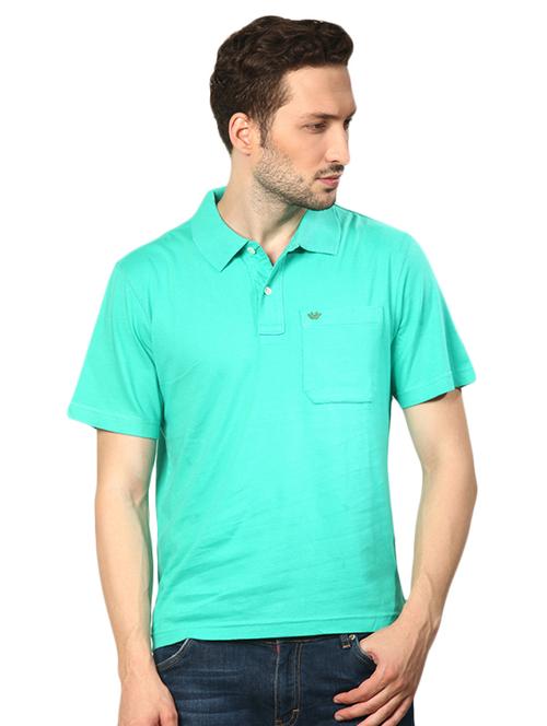 blue cotton t-shirt - 14259770 - Standard Image - 1