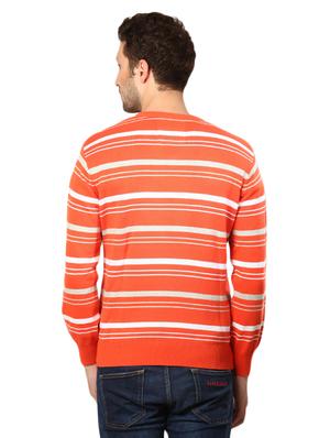 orange striped pullover - 14259794 - Standard Image - 3
