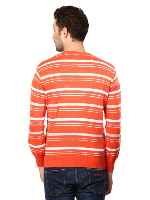 orange striped pullover - 14259794 - Zoom Image - 3
