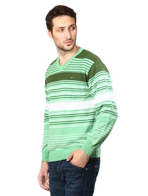 green cotton pullover - 14259799 - Standard Image - 2