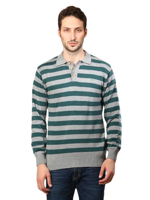 green cotton pullover - 14259810 - Standard Image - 1