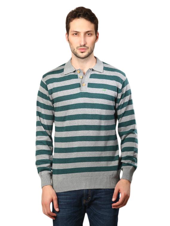 green cotton pullover - 14259810 - Zoom Image - 1